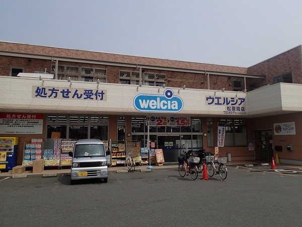 松原市岡５丁目のアパート(ウエルシア松原岡店)