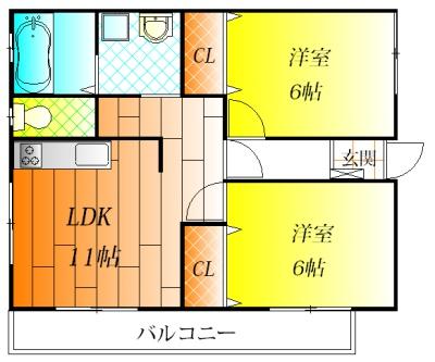 羽曳野市誉田６丁目のハイツ