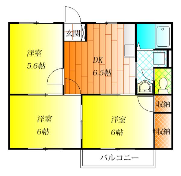 松原市小川５丁目のハイツ