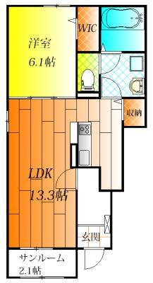 羽曳野市河原城のアパート