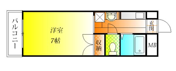 藤井寺市北岡１丁目のハイツ