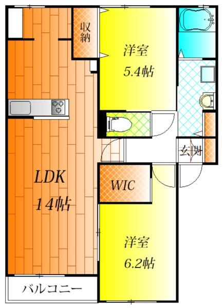 羽曳野市誉田６丁目のハイツ