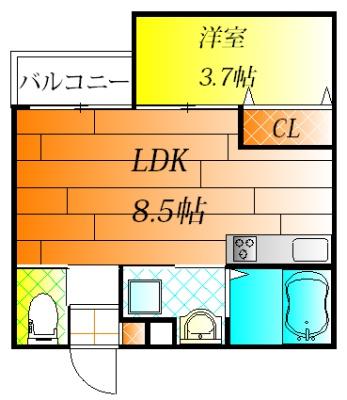 藤井寺市道明寺２丁目のアパート