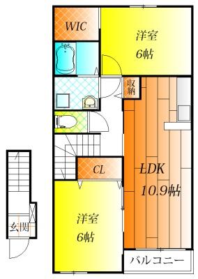 羽曳野市広瀬のハイツ