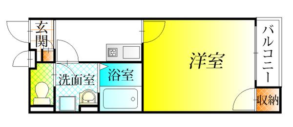 羽曳野市東阪田のハイツ