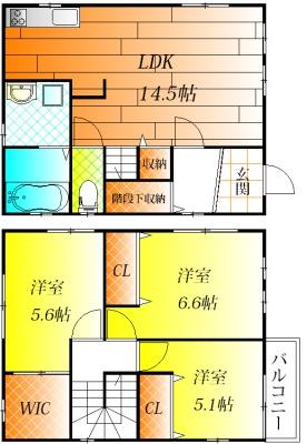 藤井寺市青山２丁目の貸家
