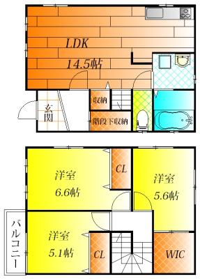 藤井寺市青山２丁目の貸家