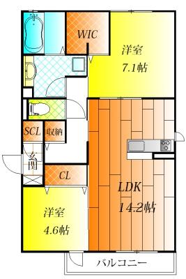 柏原市大県３丁目のアパート