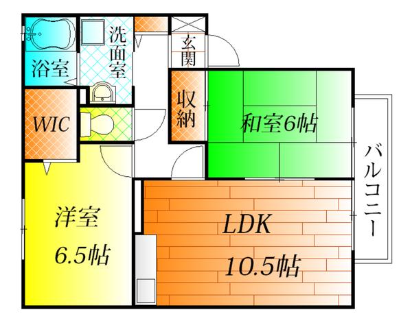松原市上田６丁目のハイツ