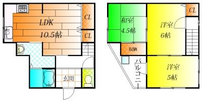 野々上5丁目貸家