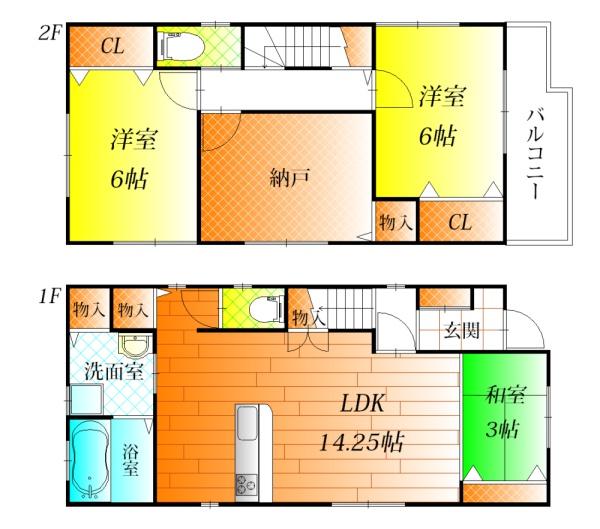 上田6丁目一戸建て貸家
