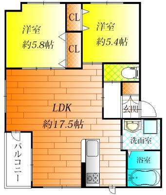 藤井寺市藤ケ丘４丁目のアパート