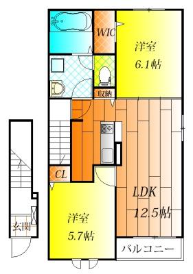 藤井寺市沢田２丁目のアパート