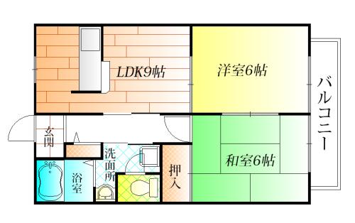 松原市丹南３丁目のハイツ