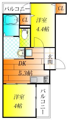 羽曳野市南恵我之荘７丁目のアパート