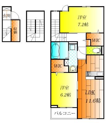 羽曳野市古市２丁目のアパート