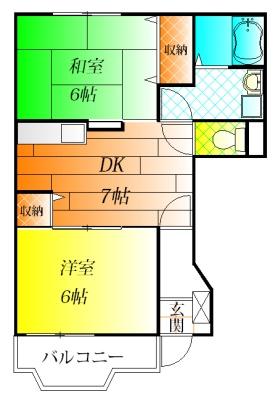 柏原市法善寺３丁目のハイツ