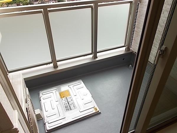 柏原市清州2丁目のハイツ(バルコニー)