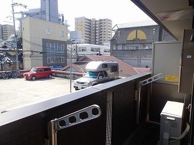 松原市阿保4丁目のハイツ(バルコニー)