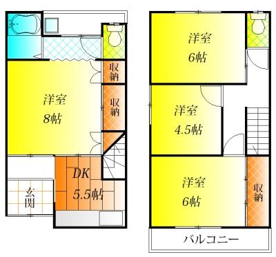 藤井寺市惣社１丁目の貸家