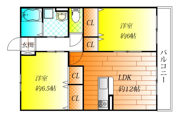 羽曳野市高鷲９丁目のアパート