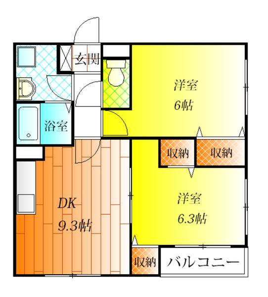 羽曳野市西浦６丁目のハイツ