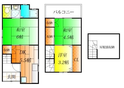 羽曳野市白鳥１丁目の貸家