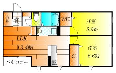 松原市北新町５丁目のアパート