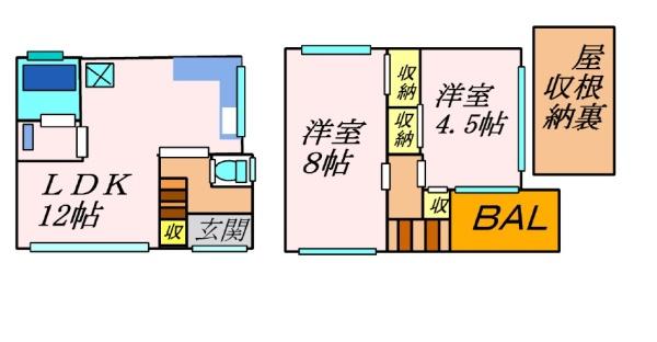 羽曳野市南恵我之荘３丁目の貸家