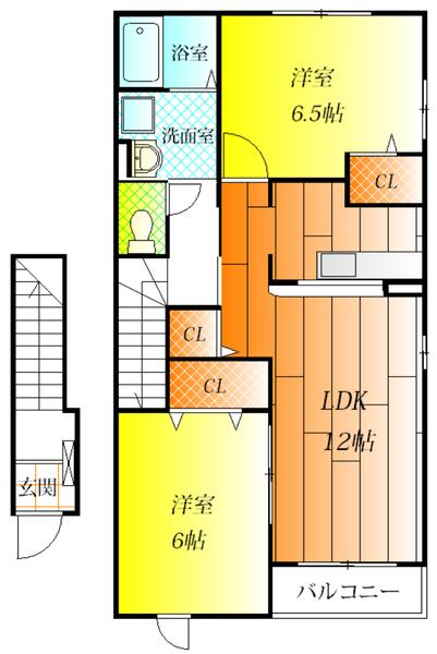 松原市河合３丁目のハイツ