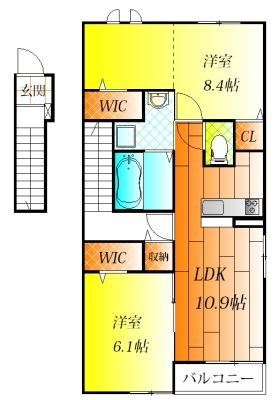 羽曳野市古市３丁目のアパート