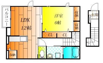 羽曳野市誉田３丁目のハイツ