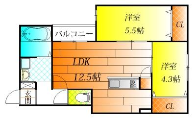 藤井寺市藤井寺１丁目のアパート