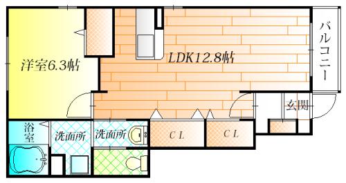 羽曳野市東阪田のハイツ