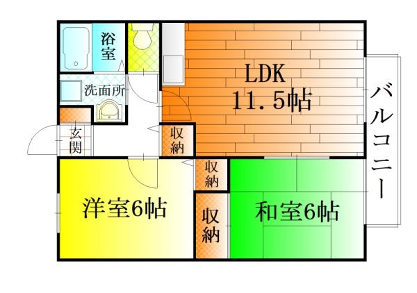 羽曳野市古市６丁目のハイツ