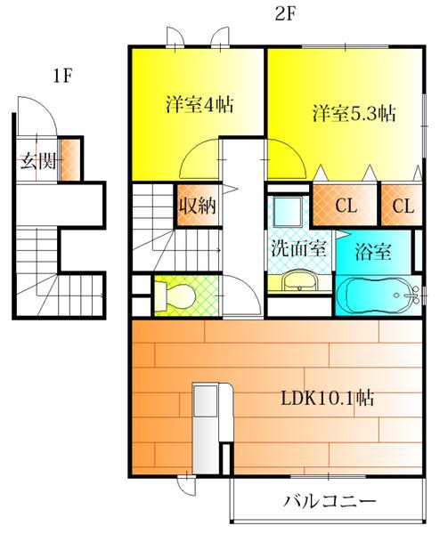 グリーンハイツ(間取り)