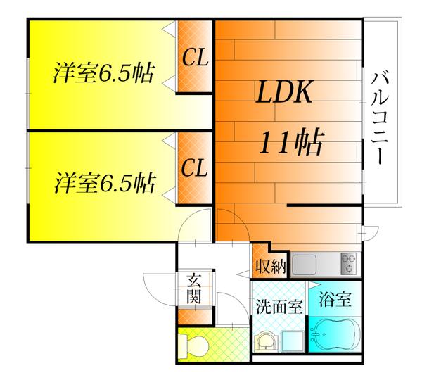 藤井寺市小山９丁目のハイツ