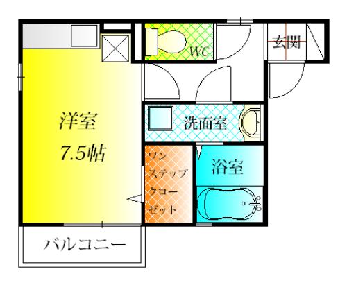 柏原市本郷４丁目のハイツ