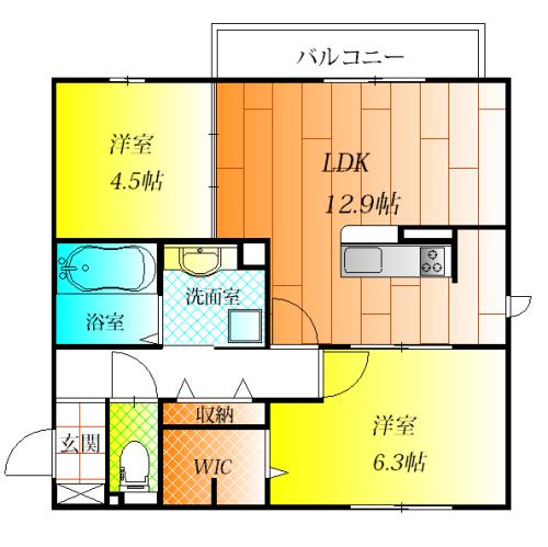 藤井寺市沢田２丁目のハイツ