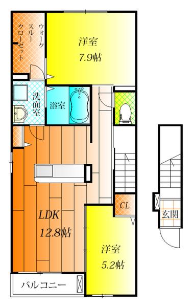 アルカン シェル II(間取り)