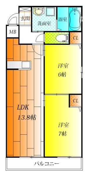 松原市丹南４丁目のハイツ