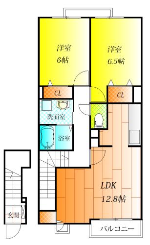 藤井寺市大井５丁目のハイツ