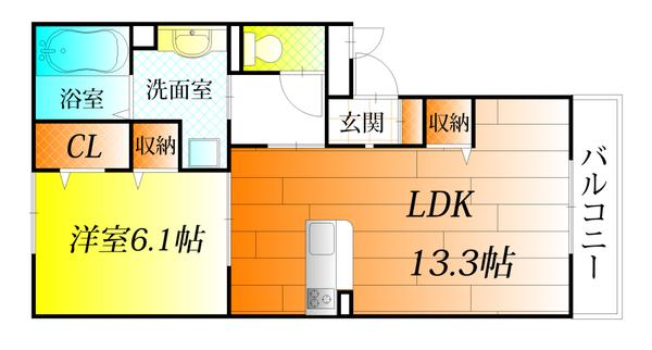 羽曳野市誉田３丁目のハイツ