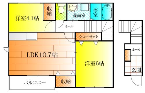 羽曳野市高鷲７丁目のハイツ