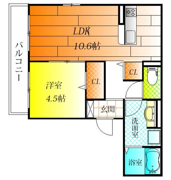 柏原市法善寺３丁目のハイツ
