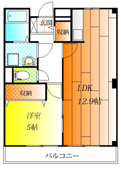 柏原市大県３丁目のハイツ