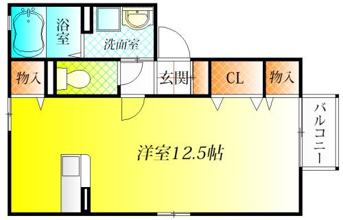 柏原市本郷５丁目のハイツ