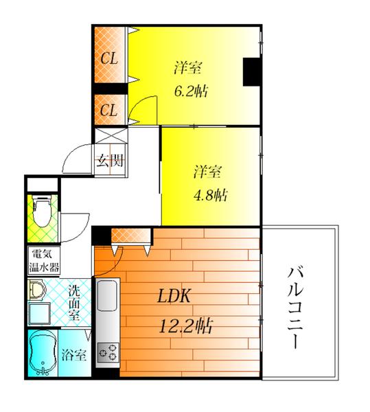 羽曳野市栄町のハイツ
