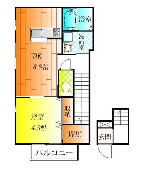 藤井寺市青山２丁目のハイツ