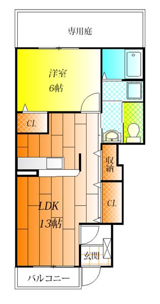 松原市河合４丁目のハイツ